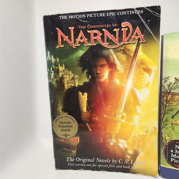 C.S. LEWIS BOOK BUNDLE THE LION WITCH WARDROBE CHRONICLES of NARNIA BOOKS Comes - Picture 2 of 8